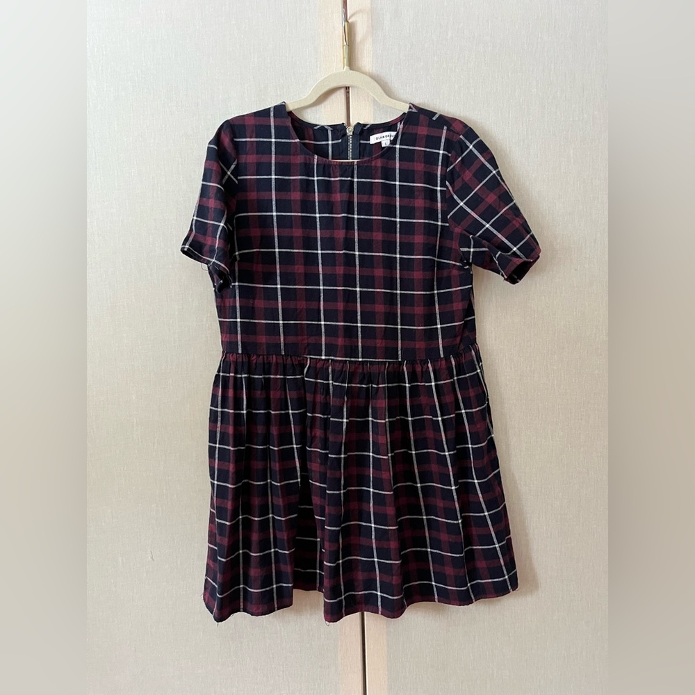 Glamorous Boxcut Plaid Mini Dress